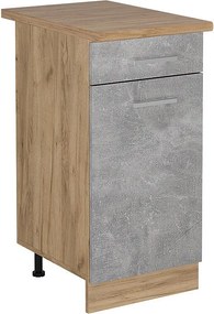 Szafka dolna do kuchni beton 40x60x81.6 r-line
