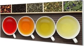 Szklany Panel Wybór Herbat Ziołowych