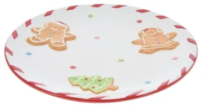 Świąteczny talerz, 20 cm, GINGERBREAD