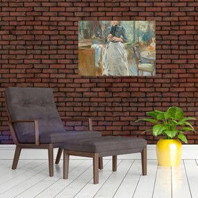 Obraz - Berthe Morisoti, In the Dining Room, reprodukcje (70x50 cm)