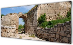 Szkło do Kuchni na Ścianę Tajemnicze Ruiny Zamku