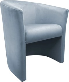 Fotel CLUB tkanina Welur elegancki fotel tapicerowany do salonu i gabinetu : Kolor tkaniny - VELVET - BL06