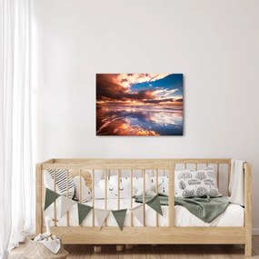 Obraz - Wieczorna plaża (70x50 cm)