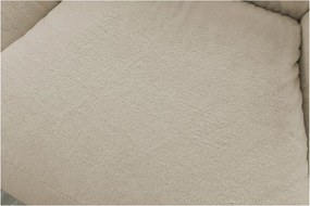 Beżowy worek do siedzenia z imitacji futra Lilibet – Bobochic Paris