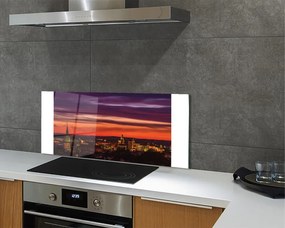Panel Szklany Światła Nocnego Krakowa