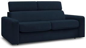 Ciemnoniebieska rozkładana sofa 215 cm Monaco – Bobochic Paris