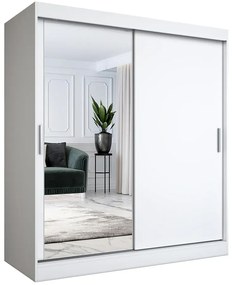 Szafa przesuwna biały mat 180 cm - Seko 5X