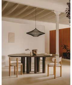 Czarna lampa wisząca ø 87 cm Makai – Kave Home