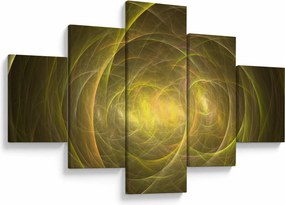 Nowoczesny abstrakcyjny obraz (125x70 cm)