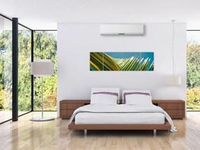 Obraz - Detal liścia palmowego (170x50 cm)