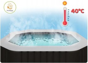 Jacuzzi ogrodowe dmuchane Intex 458, SPA 4-osobowe, WiFi, 120 dysz, 180 cm