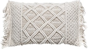 Poduszka dekoracyjna z frędzlami MACRAME, 30 x 50 cm