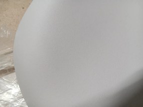 AKCE Krzesło jadalniane OSAKA z plastiku, szarobrązowe II jakość