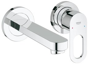 GROHE 20289000 - Bateria umywalkowa dwuotworowa BAULOOP 110 mm chrom błyszczący