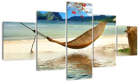 Obraz - Relaks na plaży (125x70 cm)