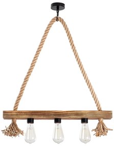 Lampa wisząca w naturalnym kolorze Erebos – Opviq lights
