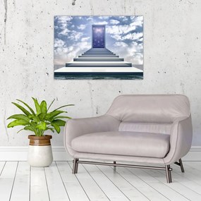 Obraz na szkle - Podróż do innego wymiaru (70x50 cm)