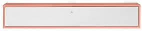 Biała/różowa szafka pod TV 133x22x32,5 cm Mistral – Hammel Furniture
