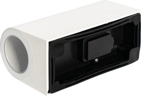 Nowoczesna lampa ścienna zewnętrzna biała z tworzywa sztucznego owalna 2-światłowa - Baleno