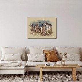 Obraz na szkle - Forum Romanum, Rzym, Włochy (70x50 cm)