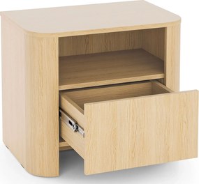 Nowoczesna stojąca szafka nocna dąb vicenza T5-B92