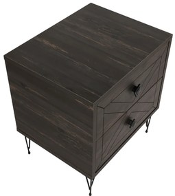 Stolik nocny Luna Dark Brown