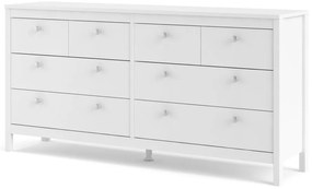 Biała niska komoda 159x80 cm Madrid – Tvilum