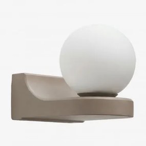 Lanham Kinkiet Ścienny Z Aluminium Moka Brown - Sklum