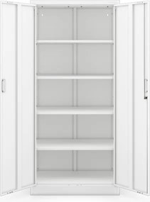 Szafa biurowa na dokumenty Jan Compact 80x40x175 cm, kolor biały