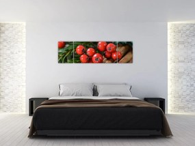Obraz jagód i cynamonu (170x50 cm)