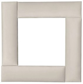 PROMOCJA Tapicerowany panel ścienny FRAME PAROS 15x90 cm, kremowy II gatunek