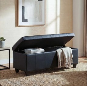 Skrzynia do przechowywania Kriens,  czarna matowa