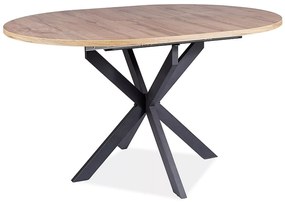 Rozkładany stół jadalniany GASTON 100(135)X100 cm, dekor dąb artisan