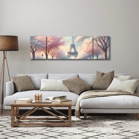 Obraz – Wiosna w Paryżu (170x50 cm)