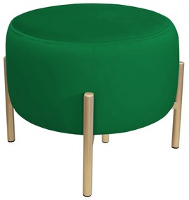 Pufa OLA LOFT ławka podnóżek metal złota MG25