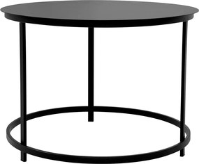 Stolik kawowy Larice S Black w minimalistycznym stylu