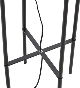 Industrialna lampa podłogowa czarna - Bliss Vefa