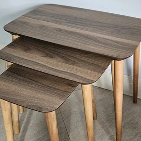 Zestaw 3 stolików kawowych