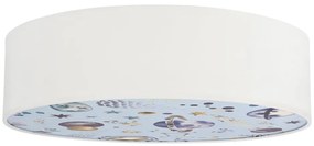 Dziecięca lampa sufitowa z tekstylnym kloszem ø 38 cm Kiddy – Candellux Lighting