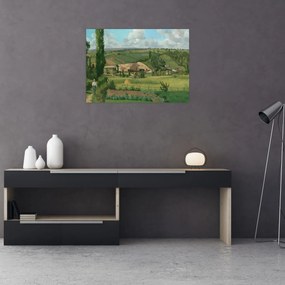 Obraz - Camille Pissarro, Landscape at Les Pâtis, Pontoise, reprodukcje (70x50 cm)