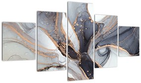 Obraz - Szary marmur (125x70 cm)