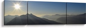 Obraz - Nad szczytami gór (170x50 cm)