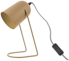 Brązowa lampa stołowa Leitmotiv Enchant, wys. 30 cm