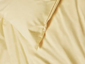 PrzytulneMieszkanie.pl PrzytulneMieszkanie.pl Bawełniana pościel CALMORA jasny żółty Rozmiar pościeli: 2 szt 70 x 90 cm | 160 x 200 cm