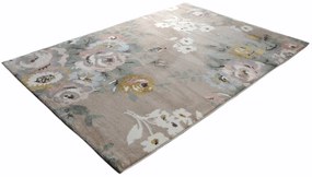Dywan nowoczesny Pleasure Kwiaty beżowy 80 cm x 150 cm