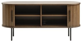 Brązowa szafka pod TV w dekorze dębu 120x56 cm Nola – Unique Furniture