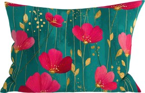 Bawełniana poszewka na poduszkę VIVIDELLE POLY 50x70 cm, zielony