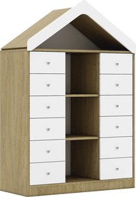 Regał szkolny domek Blox BASE 110 index 3PP-3R-12SB-D