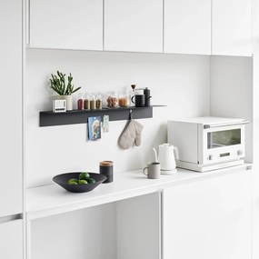 Czarna metalowa półka 90 cm – YAMAZAKI