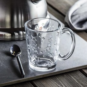 Altom Zestaw 6 kubków szklanych Star 300 ml